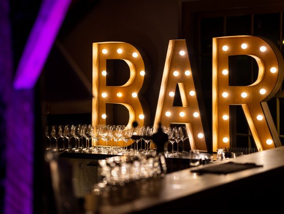Lichtletters "BAR" Letters (led-verlicht) verlichting- decoratie- bar